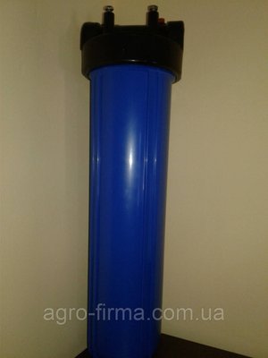 Блакитний натрубний корпус фільтра, типу “BigBlue” 1” 56 фото